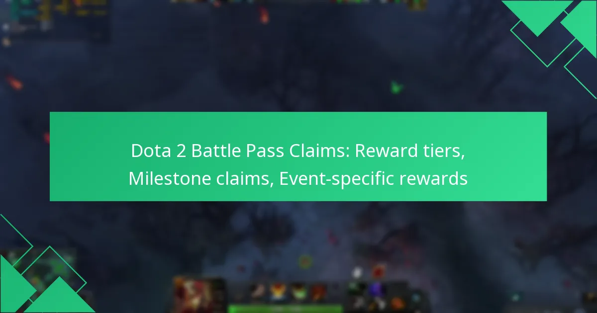 Dota 2 Battle Pass Claims: Reward tiers, Milestone claims, Event-specific rewards